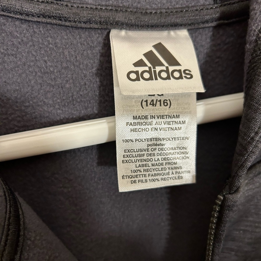 Adidas full zip up , New with tags